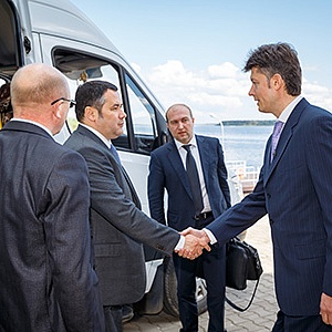 Губернатор Тверской области посетил гостиницу "порт Весьегонск"